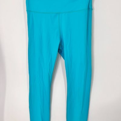 CRZ Yoga Hugged Feeling Compression Workout Leggings Baby Blue Womens Size XL 14