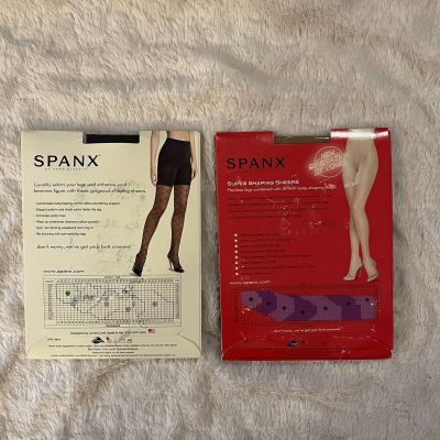 Spanx By Sara Blakely Sheers Lot Of 2 - Size C