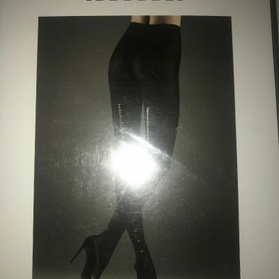 Wolford CARRIE Tights Pantyhose Black Small 50 Den 14490 -36