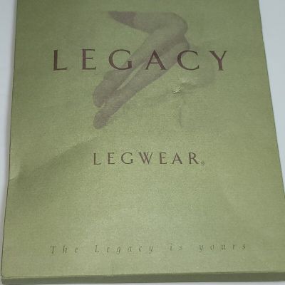 Legacy Legwear Microfiber Control Top Tights Grey Heather Size C New