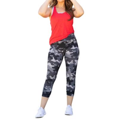 Julia Rose charlie capri leggings in Camo
