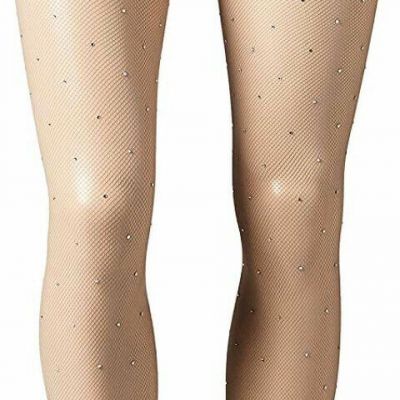 DKNY Women's Stone Shine Prom Tights ALUMINUM, SIZE Small/Med, PROM LEGWEAR HOSE