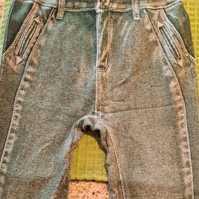 REDUCED - NEW  faded Green  (blue jean style)  Women's Leggings, 1 size fits all