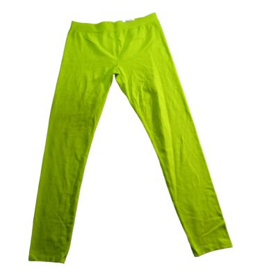 Style & Co Leggings Womens size Small Neon Yellow Stretch Pull On New