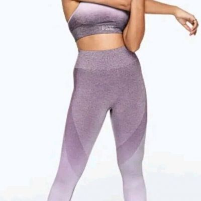 New V.S Pink Seamless Workout Small P  legging Lilac Ombre Victoria Secret