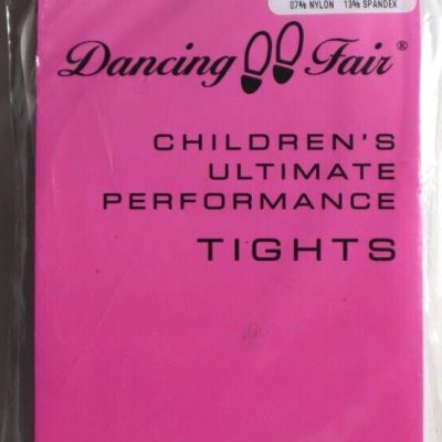 Brand New Dancing Fair Children's Footless Ultimate Performance Tights Medium