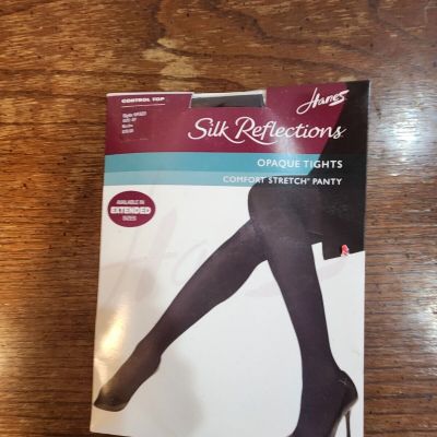 Silk Reflections Tights Black Size GH
