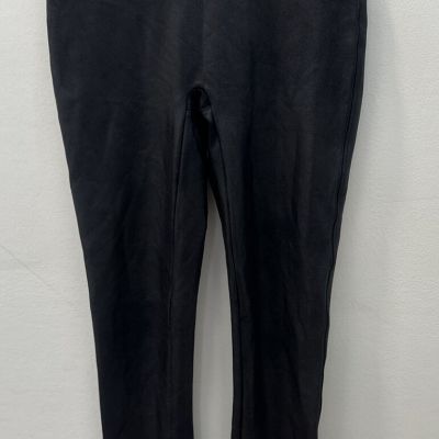 SPANX Faux Leather Black Leggings size Small Style# 2437