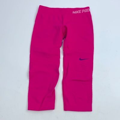 Nike Pro Crop Capri Leggings Dri Fit Size Small Stretch bright pink New NWOT