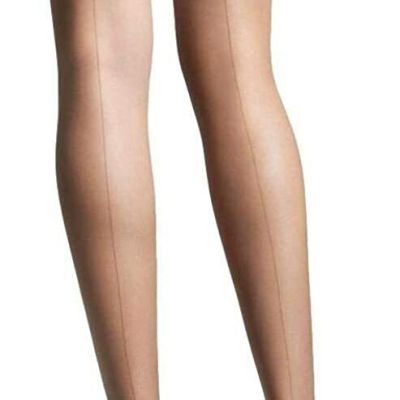 Women’s SHEER TIGHTS PANTYHOSE WITH BACK SEAM and CUBAN HEEL | CHIARA CLASSIC by