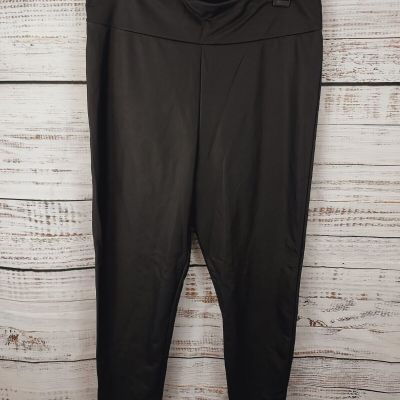 River Island Faux Leather 10 Wet Look Leggings NEW