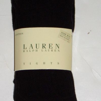 LAUREN RALPH LAUREN Black Tights  Cotton  Size B/C
