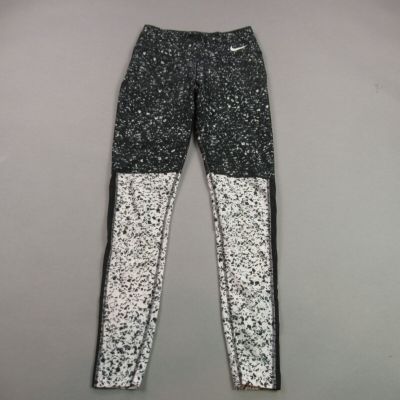 Nike Leggings Womens Small Tapered Leg Stretch Gym Lightweight Workout