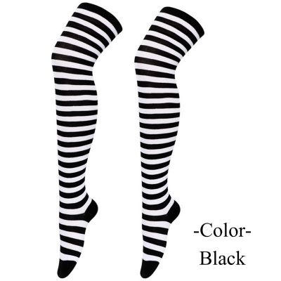 Women High Long Stockings Over Knee Socks Christmas Cosplay Party Costumes