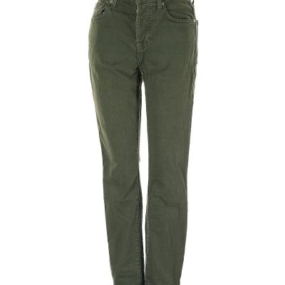 7 For All Mankind Women Green Jeggings 24W