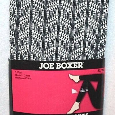 Joe Boxer Women's Black Footless Net Tights 1 Pair - Regular/Plus Size