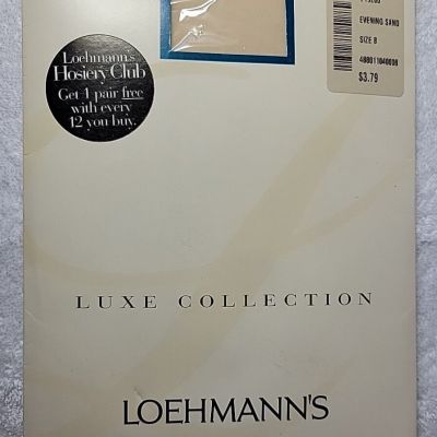 Loehmann’s Luxe Collection Ultra Sheer Size B Pantyhose Control Top Evening Sand