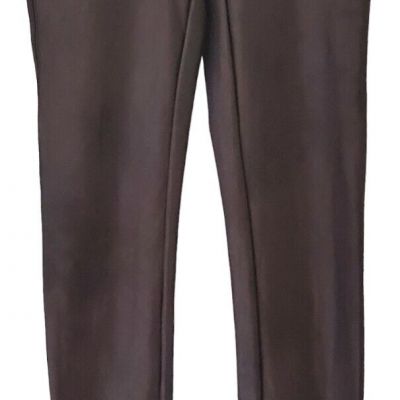 SPANX Faux Leather Shiny Leggings Model 2437 Black Size Medium 25” Inch Waist!