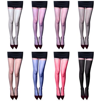 Women High Stockings New Mesh Stockings Breathable Sexy Glossy Gift Ultra-Thin