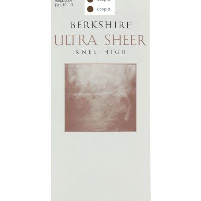 * Berkshire Queen Ultra Sheer * Women's Knee High Stockings ~UTOPIA~ Fits 10-13