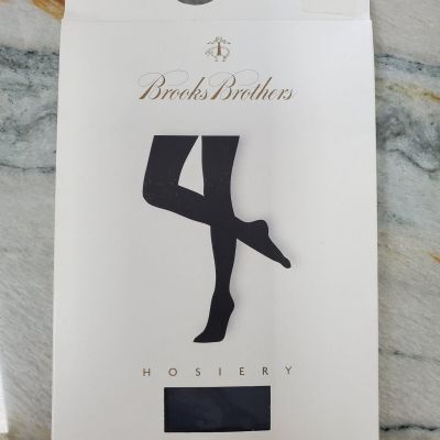 Brooks Brothers NEW opaque 90 denier navy blue XS tights-Made in Italy
