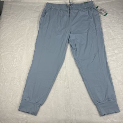 Sage Women's Collective Jogger with 2 Pockets Pants, Dusty Blue, Size XL