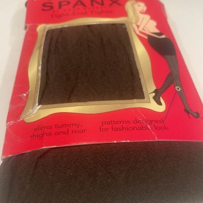 Spanx BodyShaping Original Tight End Tights chocolate size A Patterned New