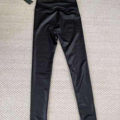 Wild Fable Leggings High Waist Faux Leather Black Shiny Size XSmall