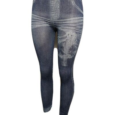 Chuns Women NWOT One Size XS/SM/MD Fashion Zipper  print pocket legging(#c7
