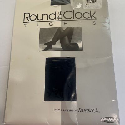 Danskin Round the Clock Tights Style 714 French Navy Size A 1997 NOS