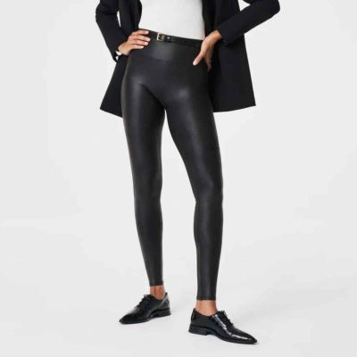 Spanx Faux Leather Leggings (Style No. 2437) - Size Small Petite