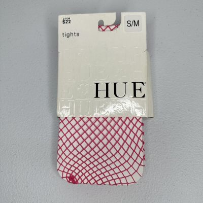 Hue Womens Perfect Pink Net Tights Lightweight Breathable Size S/M