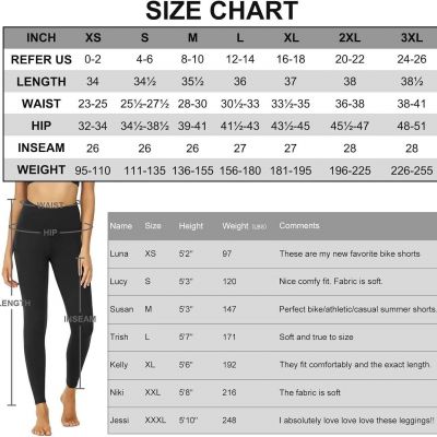 HLTPRO Leggings with Pockets for Women(Reg & Plus Size) - High Waist Tummy Contr