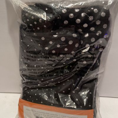 1980’s Style Adult Sparkle Leggings S/m New In Package 94perc Polyester Cosplay