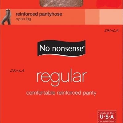 No Nonsense Women Reinforced Toe Pantyhose - Sizes A, B and Plus 2 - Unopened