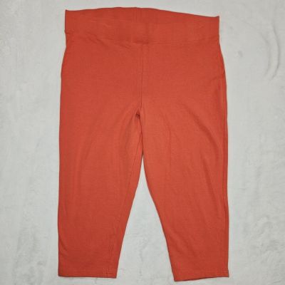 Torrid Size 2 (18/20) Orange Cropped Leggings