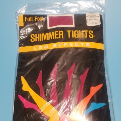 Vintage Bradlees Full Foot Shimmer Tights size small