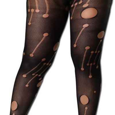 Women Sexy Tights Fishnet Stockings Patterned Tights Thigh-High Black Socks Lace
