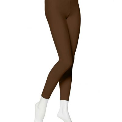 EMEM Apparel Women's Solid Colored Opaque Microfiber Footless Dance Tights