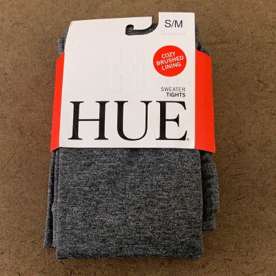 HUE Womens Size S/M Gray Heather Brushed Tights New #U20941