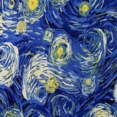 TC  LuLaRoe Tall & Curvy Leggings Art Deco Van Gogh Starry Night Stars NWT S10