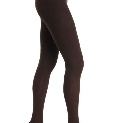 NORDSTROM SWEATER TIGHTS COTTON NYLON SPANDEX COFFEE BROWN S/M NWT
