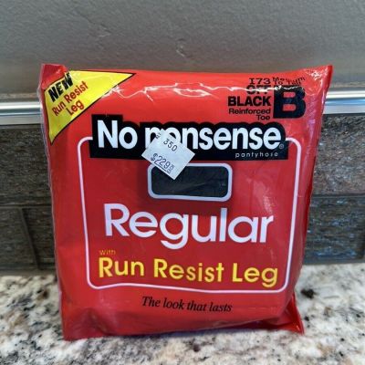 No Nonsense NEW UNOPENED Regular With Run Resist Leg Off Black medium-tall