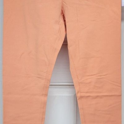 New Wild Fable Peach Orange High Waisted Fashion Leggings Size Medium - NWT