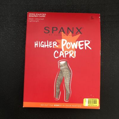 Spanx Women's Size F Nude Higher Power High Waist Shaper Capri High Footless