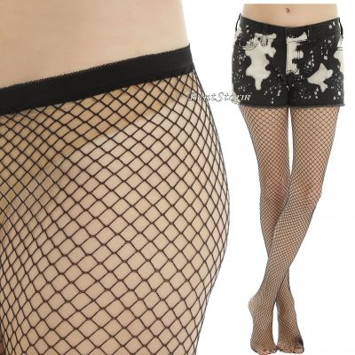 NEW Blackheart Sexy Fishnet Stockings Tights Low Rise Pantyhose Nylons S/M NIP