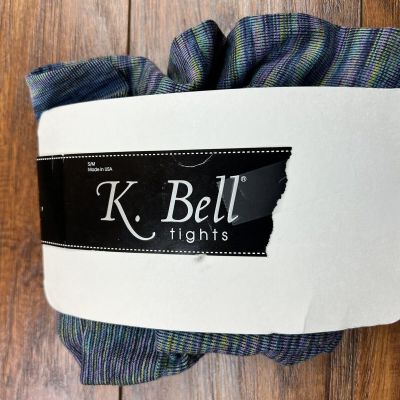 K.Bell Womans Tights Size Small/medium Blue V3