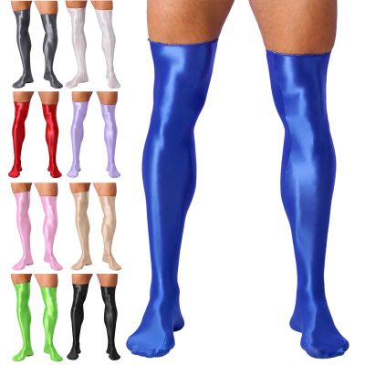 US Mens Stockings Hosiery Underwear Sheer Pantyhose Stay-ups Nightwear Cosplay