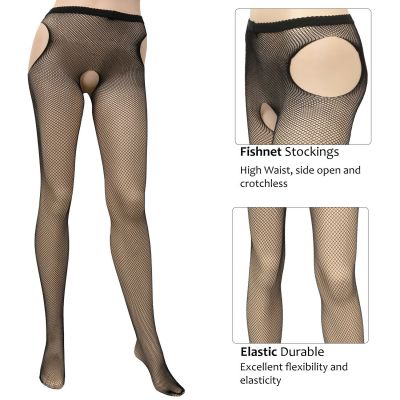 Lady Sexy Pantyhose Hollow new Fishnet Sheer Tights High Stockings Black HOT