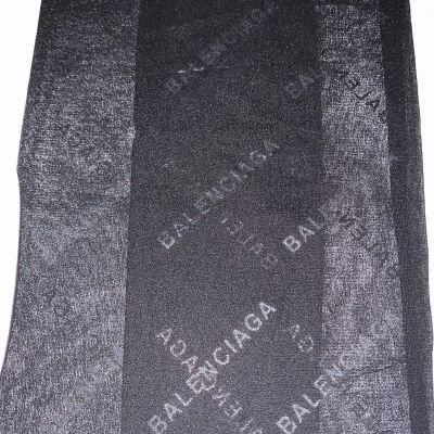 Balenciaga Black Stockings,? Full Print Mackintosh Coco Gtnzo Large